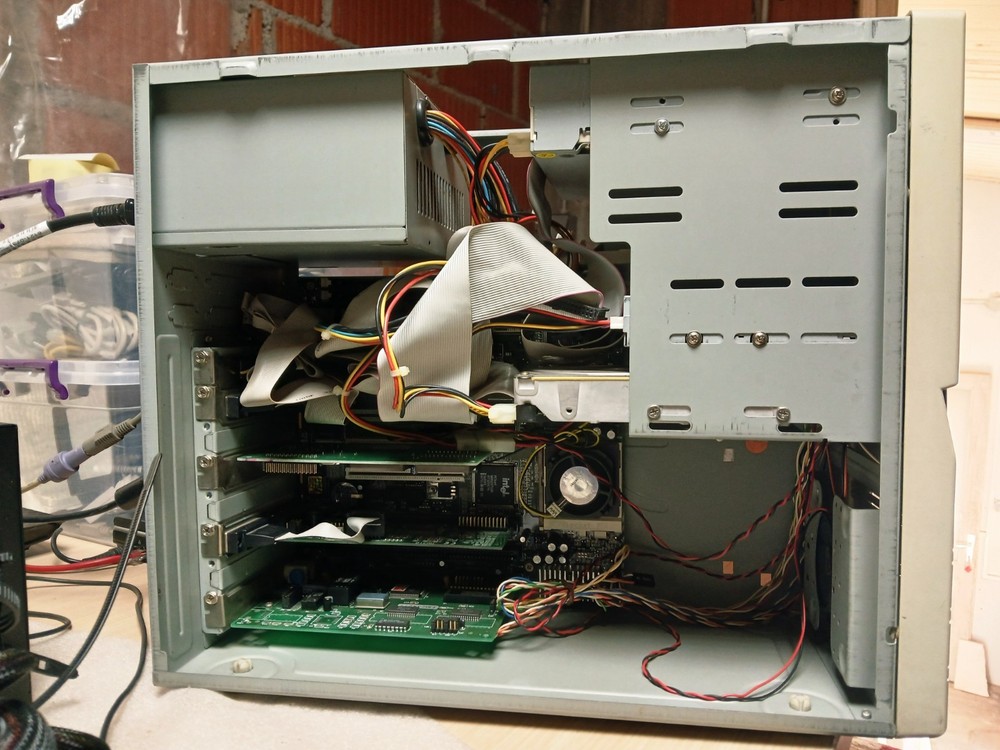 Retro desktop PC QDI EXPLORER IV MOTHERBOAD PENTIUM 166 MMX - TESTED WORKING!