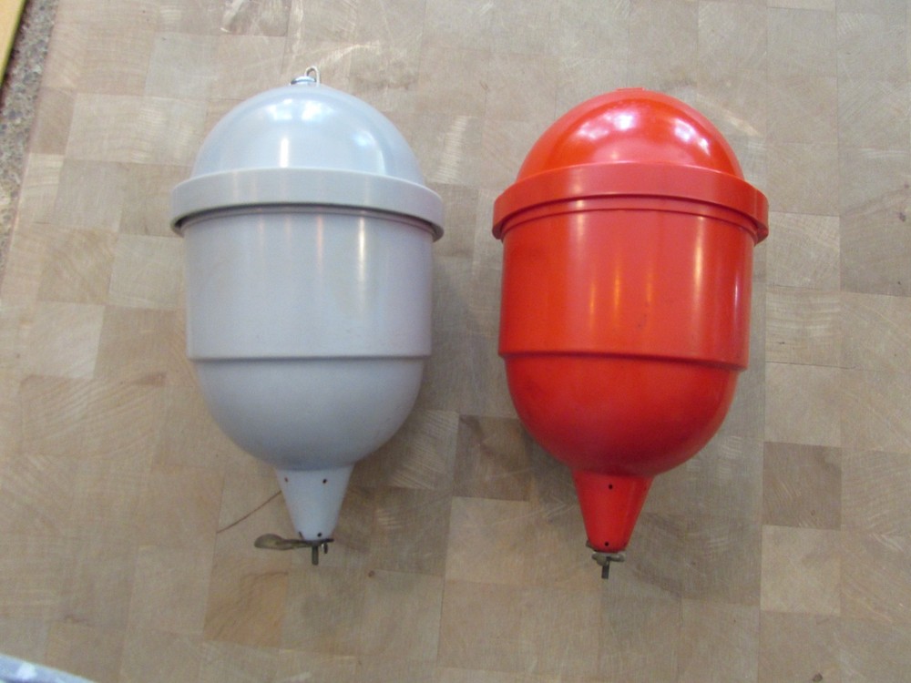 Vintage Red Comet Automatic Safety Spray Fire Control System 2 PCS. EMPTY