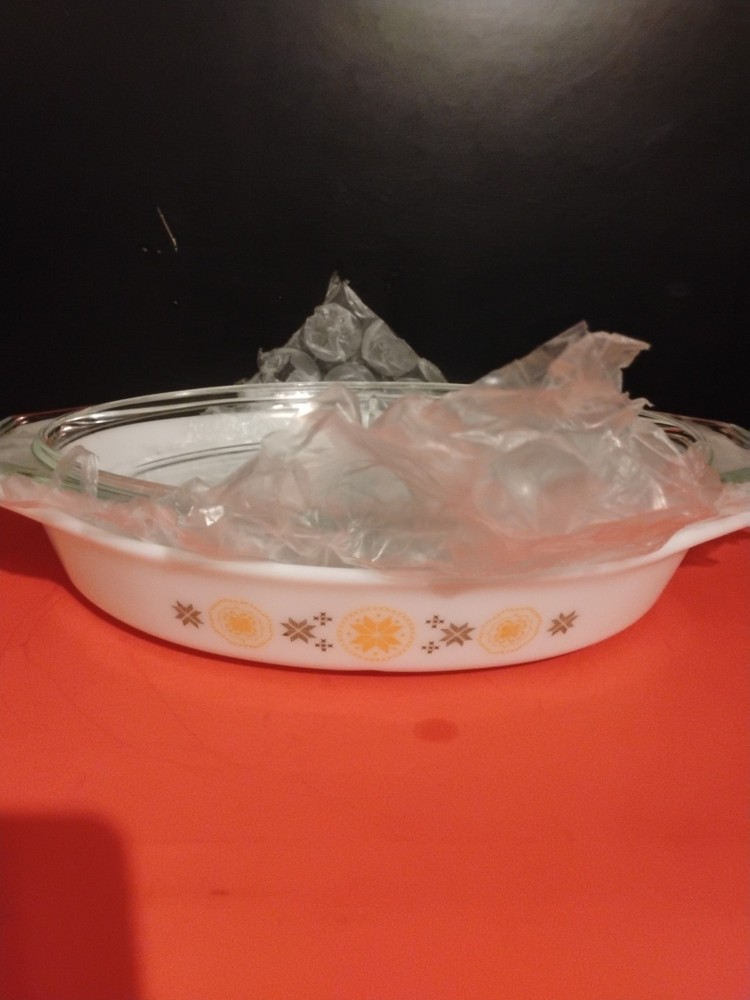 Pyrex Vintage Double Devider With Lid
