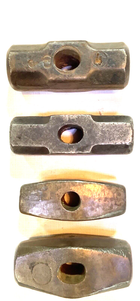 4 Blacksmith hammer heads