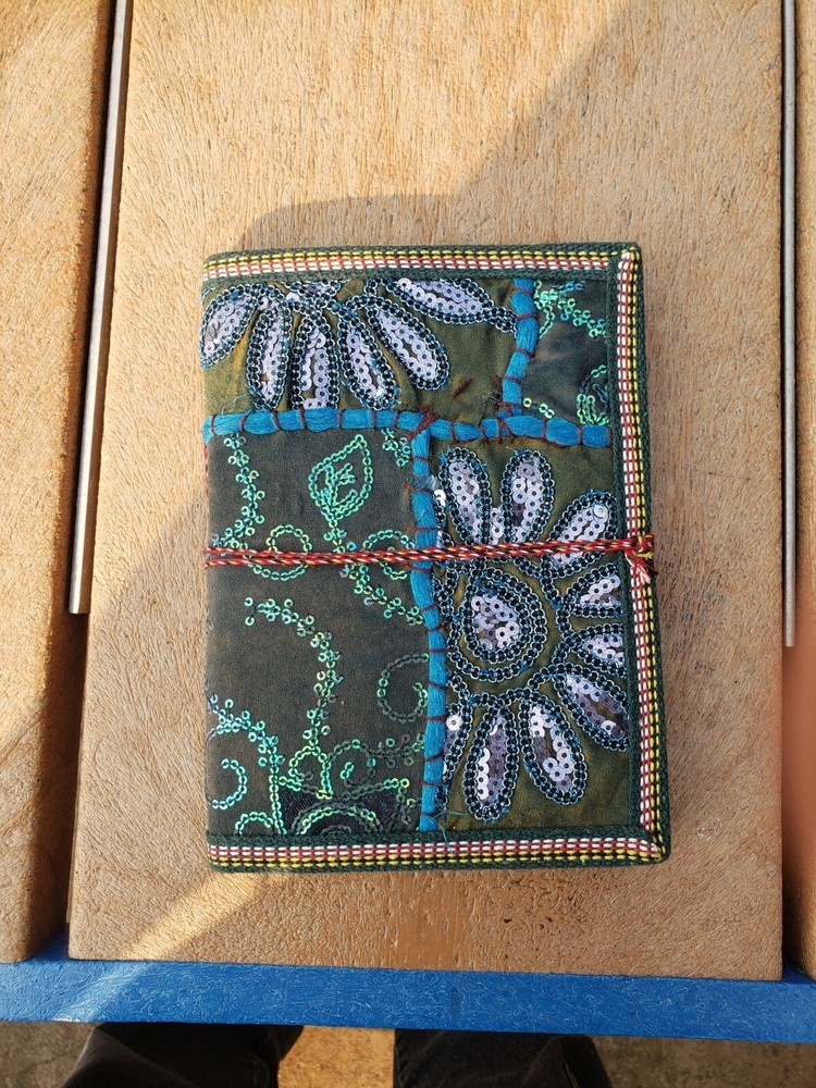 Patchwork Fabric Diary Journal Lot of 8 Sets (8x4=32 pcs) Gifting - Mix Pattern
