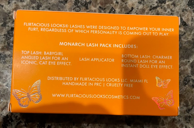 FLIRTACIOUS LOOKS COSMETICS Monarch Lash Pack NIB