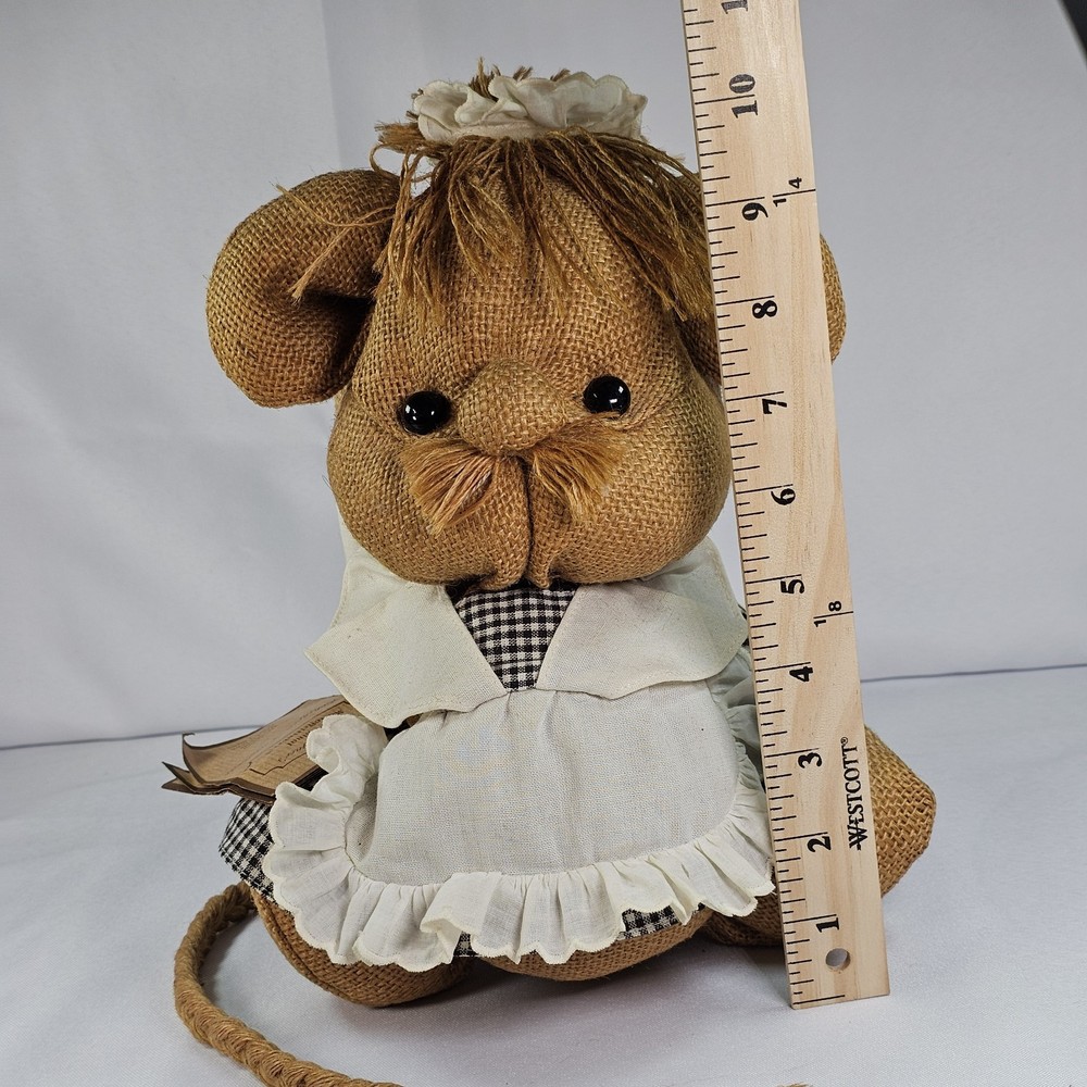 Vintage INGEBORG AIGNER’S Handmade Burlap Mouse Collection
