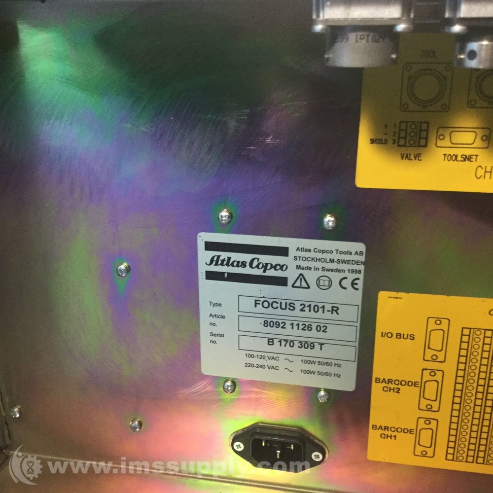 Atlas Copco 8092 1126 02 Nutrunner Controller USIP