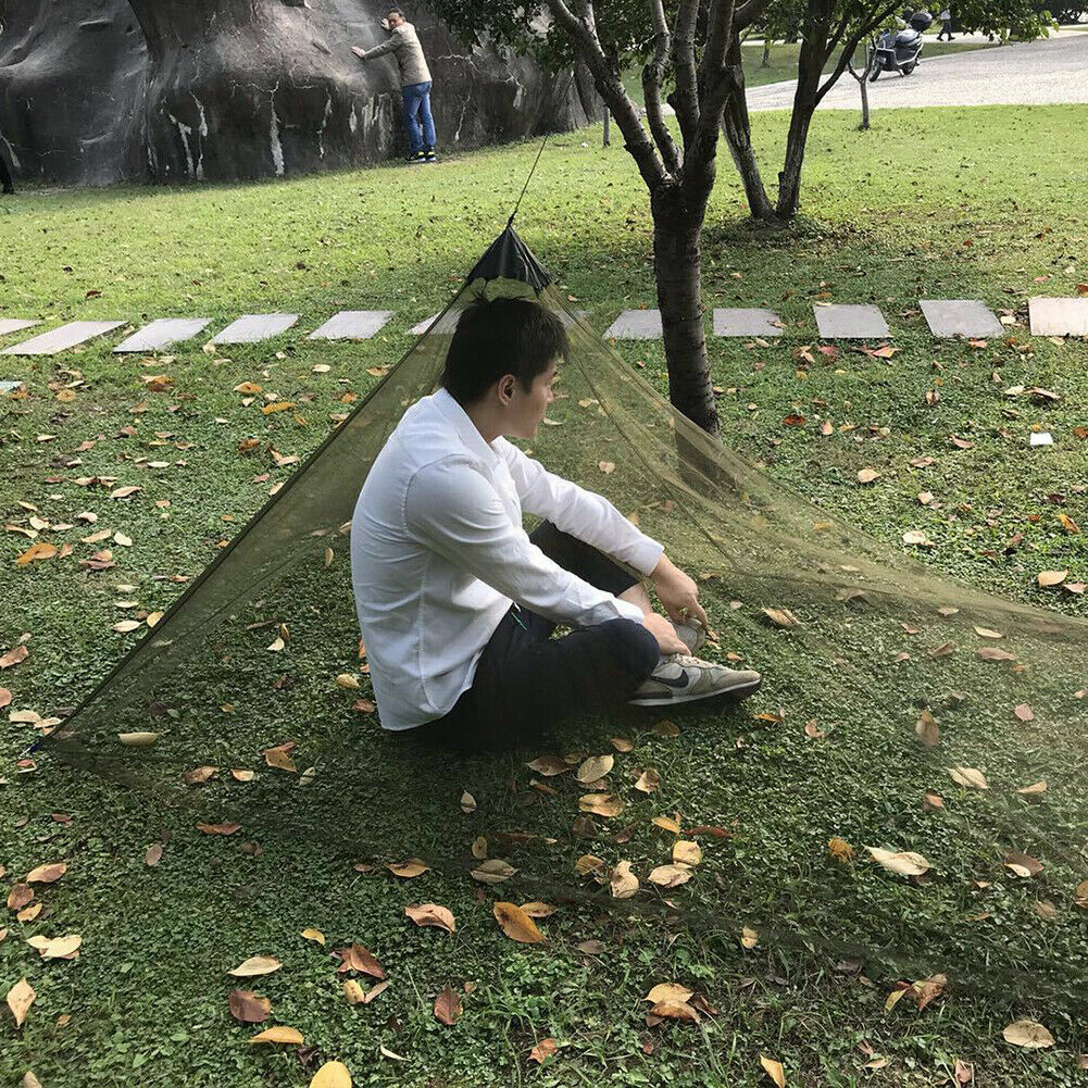 Outdoor Beach Camping Tent Mesh Mosquito Insect Bug Repellent Net Ultralight US