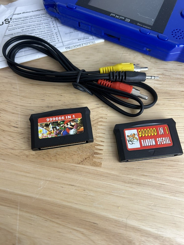 Pxp3 Blue With Cords And Games