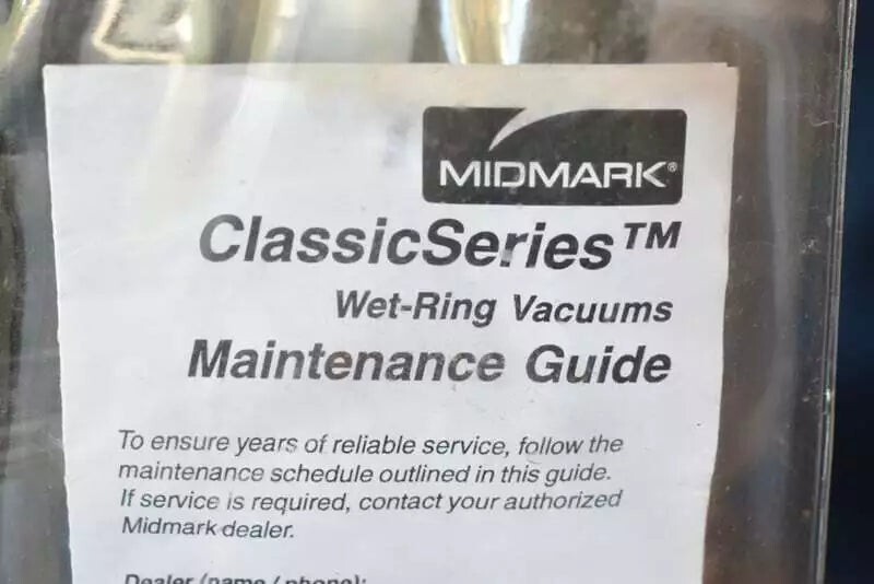 Midmark CV5R Vacuum Motor