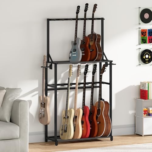 Guitar Stand, Multiple Guitar Rack Holder for Various Instruments, Multi