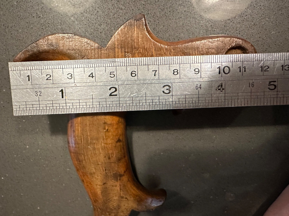 Vintage Oak Hand Saw Handle
