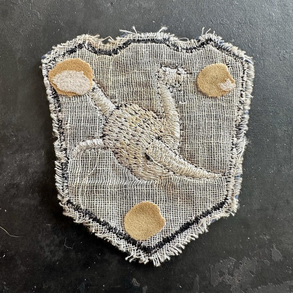 Original WWII 158th Infantry Reg Felt Patch Bushmaster