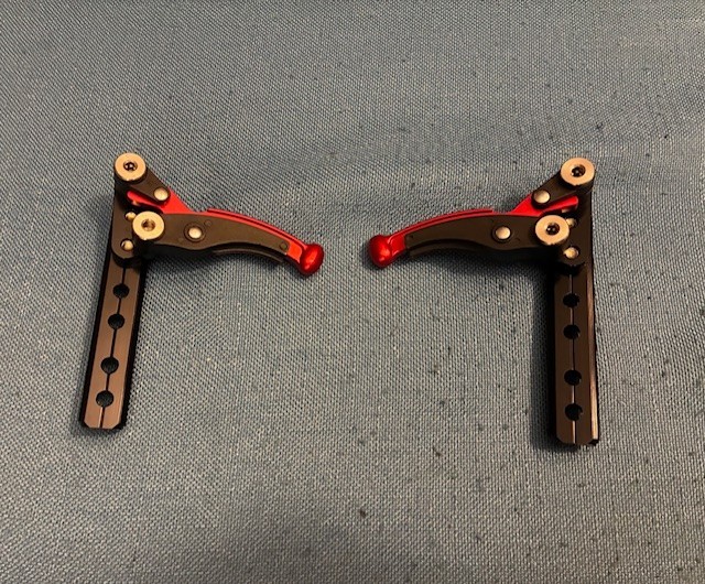 Pair (2) of Aluminum & Plastic Replacement Wheel-Locks (brakes)