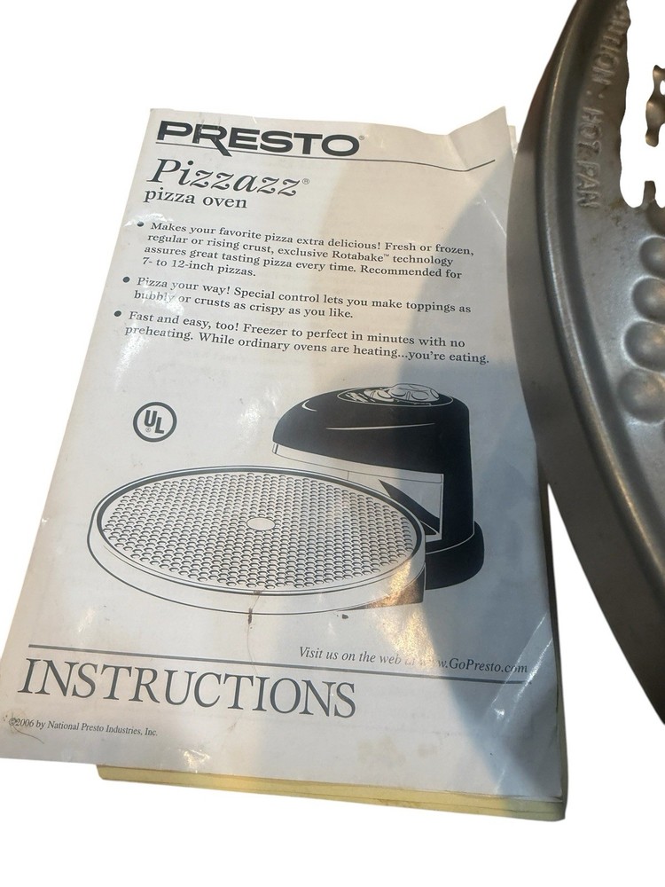Pizzazz Plus Rotating Countertop Pizza Oven - Fast, Energy-Efficient Baking