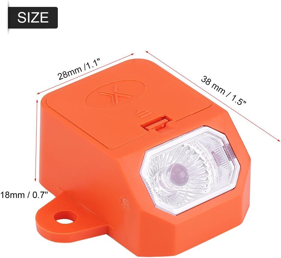 Automatic Sensor Down Light Storage Motorcycle Scooter Bucket Seat Light