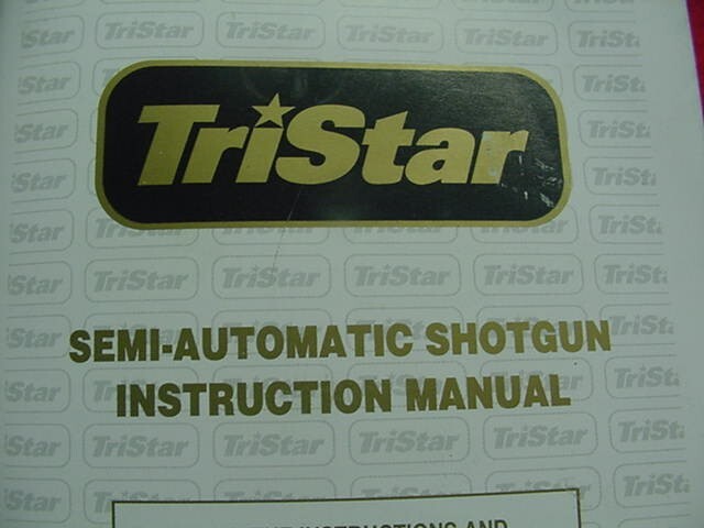 Tri-Star - Semi-Automatic - Instruction/Owners Manual- Nice !!