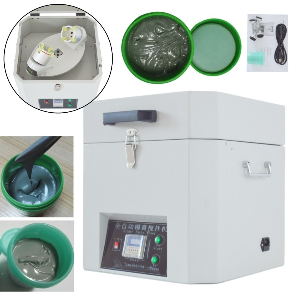 Automatic SMT Solder Paste Mixer Tin Cream Mixer Defoaming Machine