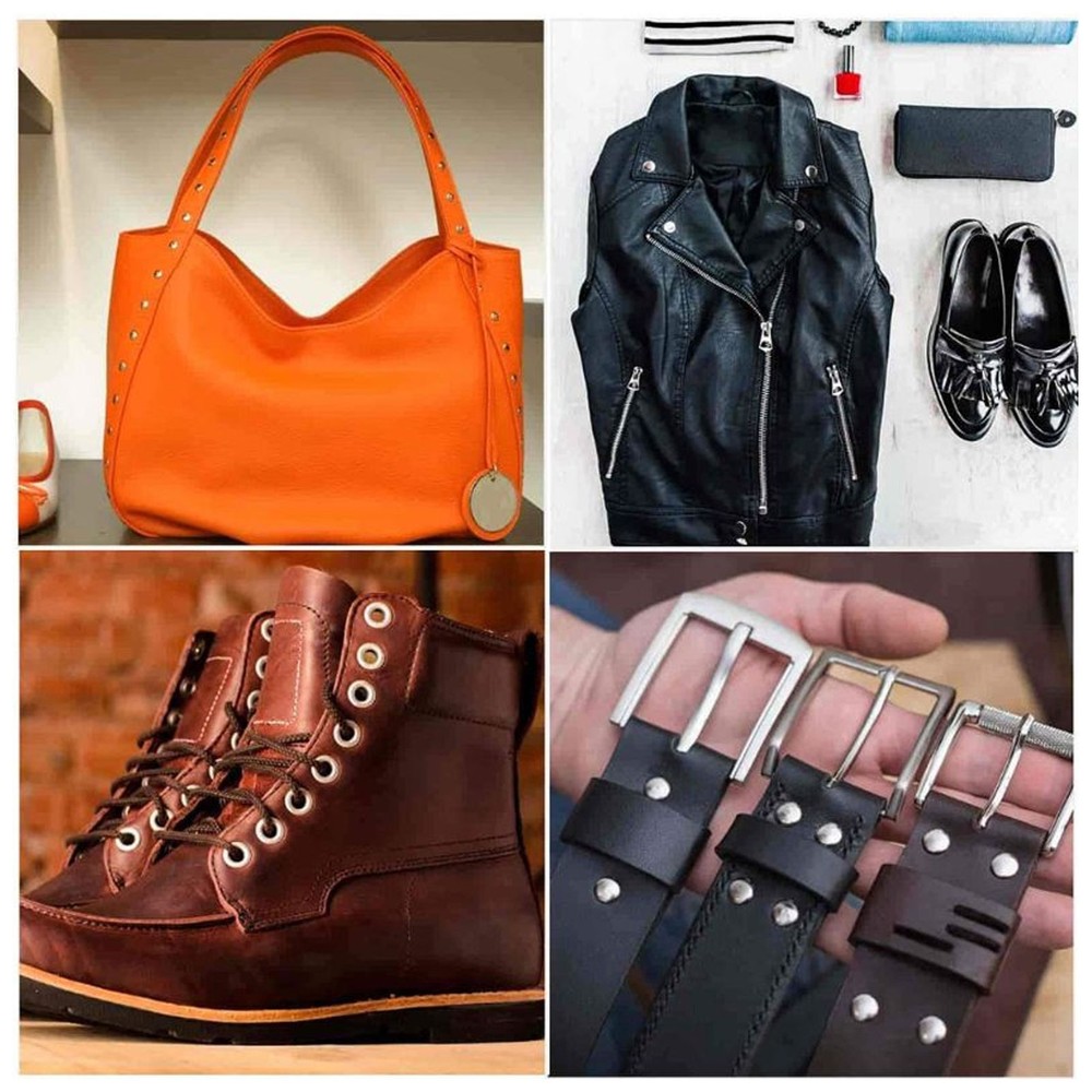 363Pcs Leather Rivets Set Rust-Proof Durable Brass Hand‑Made Accessories For DIY