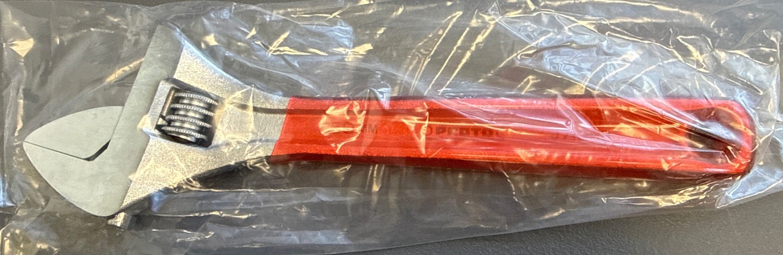 Proto J710GB Adjustable Wrench 10", Steel, Chrome Finish, 1-3/8" Capacity, Grip