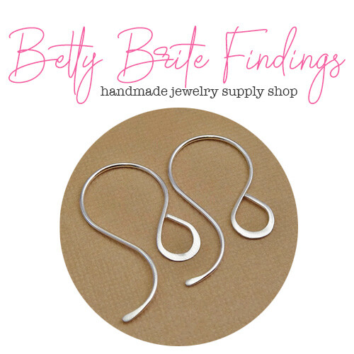Sterling Silver Earring Hooks, Sterling Silver French Hook, Earring Finding