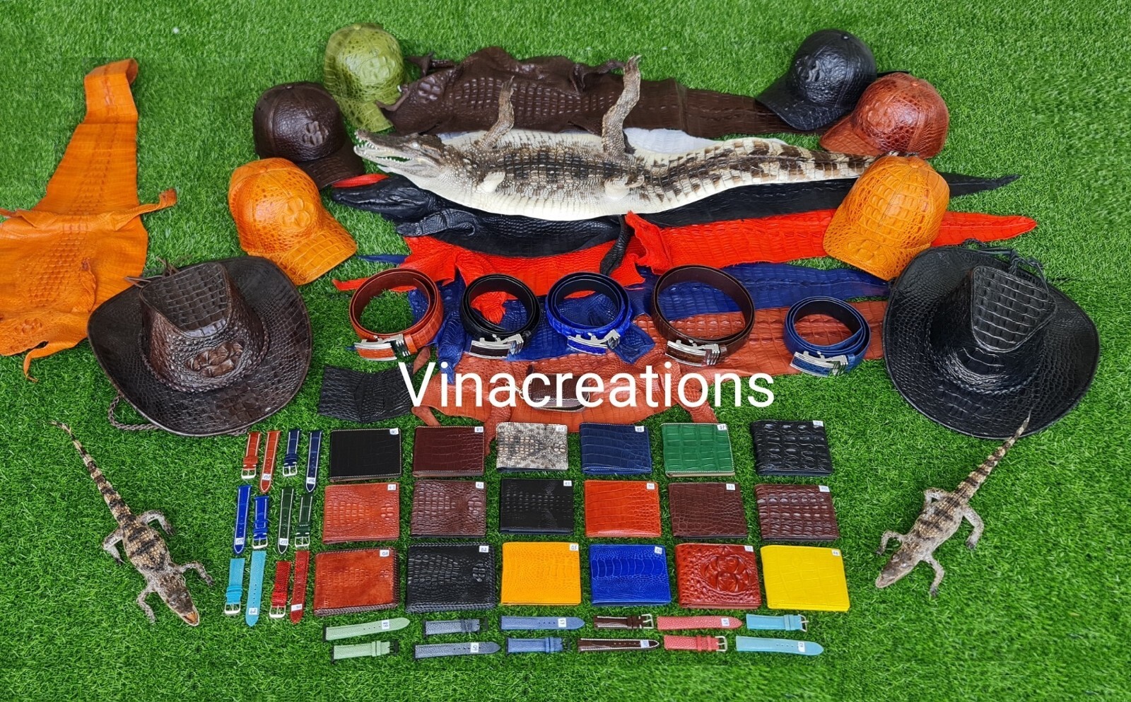 Double Sided Crocodile Black Bifold Leather Wallet Men's Skin Billfold Wallet