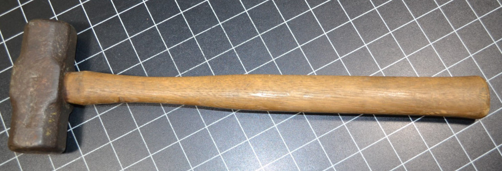 TRUE TEMPER - DOUBLE FACE ENGINEERS' HAMMER - 4# - ORIGINAL HANDLE