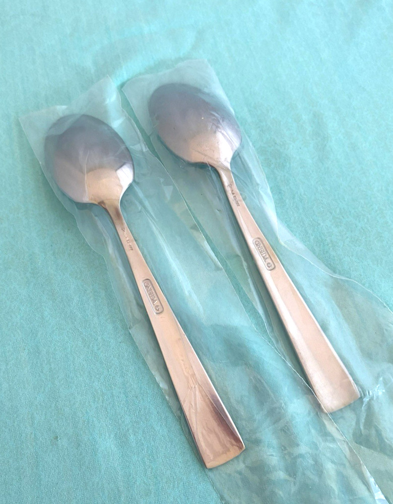 NEW Oneida AMSTERDAM 2 Teaspoons Stainless Flatware 6"
