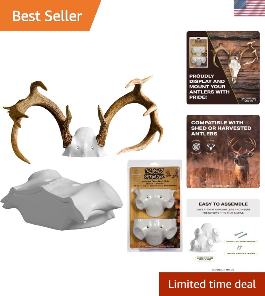 Modern Antler Mounting Solution – Shed Spreader Kit with Full Hardware Included