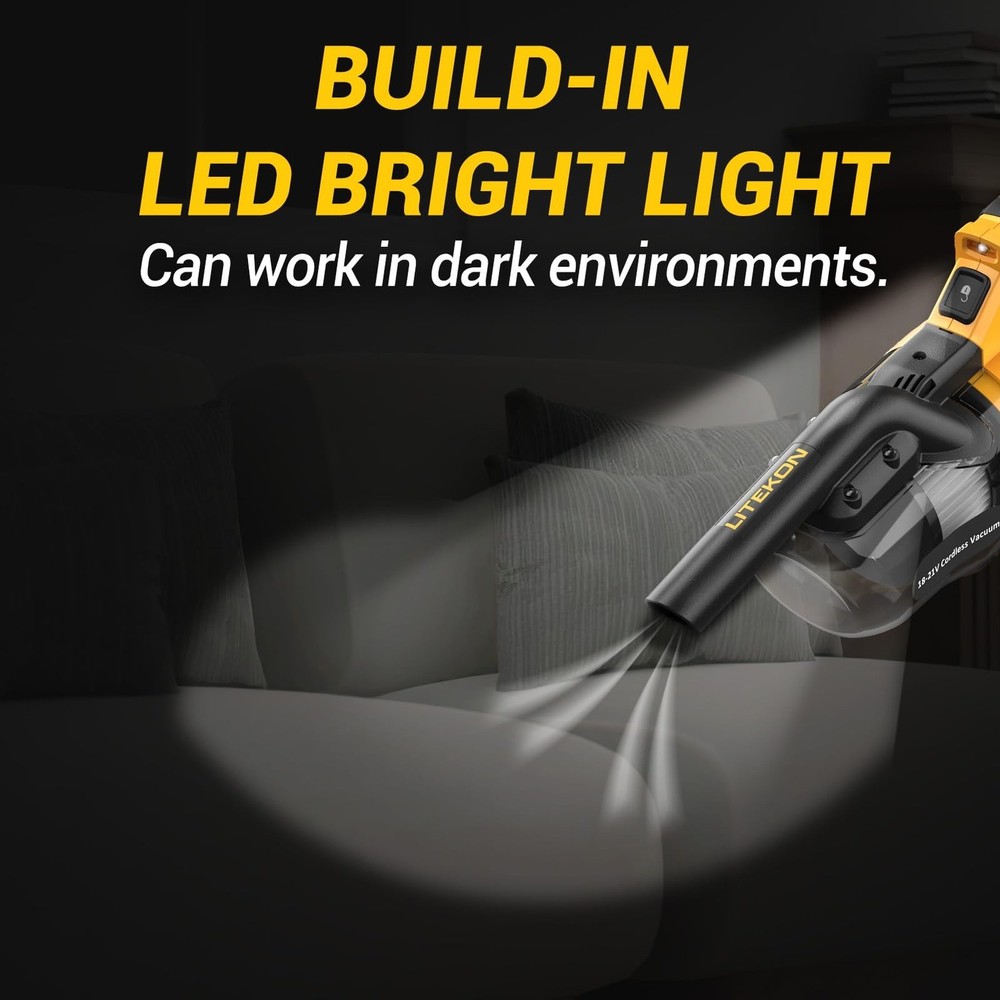 Cordless Vacuum Compatible with 𝗗𝗘-𝗪𝗔𝗟&#