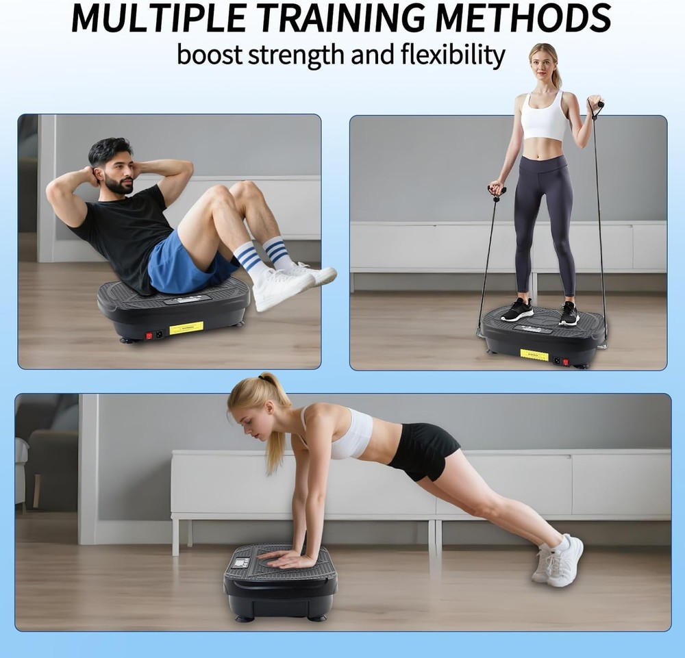 Vibration Plate Exercise Machine Vibrating Plate Lymphatic Drainage Full Body