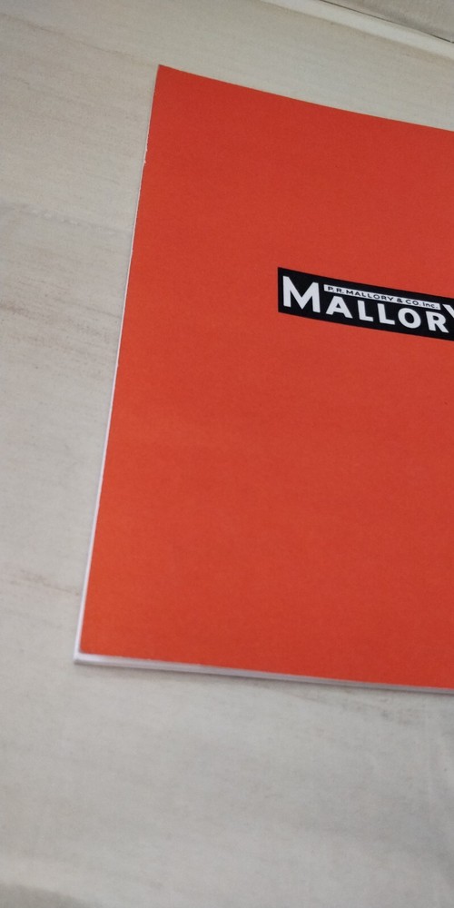 1955 ~Mallory ~ Capacitators Information Guide - illustrated Booklet