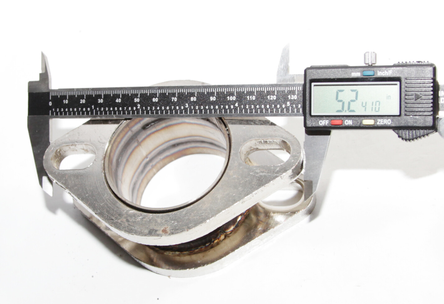 Catback Exhaust Muffler Extension Flange Steel Adapter 2.5" 2Bolt Flange+Gasket