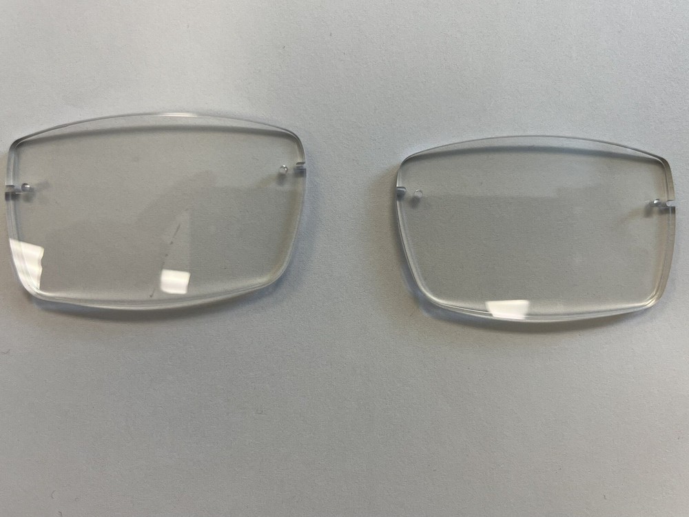 Replacement Lenses Clear For Cartier Frames Rectangle. Plain 37mm X 56mm