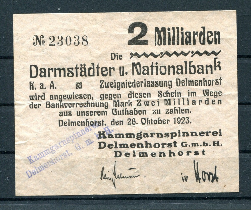 Delmenhorst 2 Billion Worsted Spinning Mill