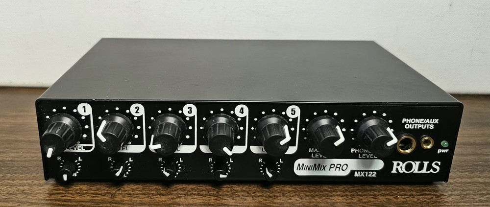 Rolls MX122 MiniMix Pro Mic/Source Mixer