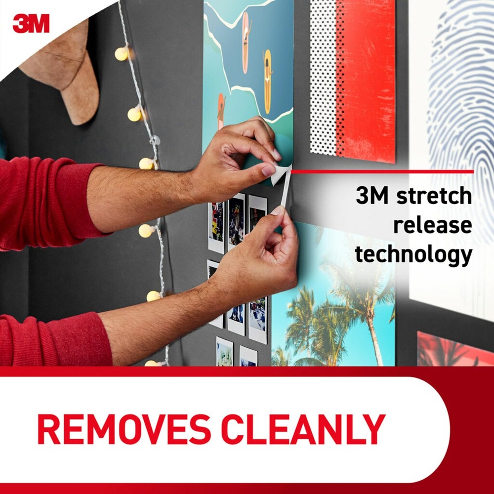 Damage-Free Poster Strips for Easy Wall Hanging | 400 Command Strips