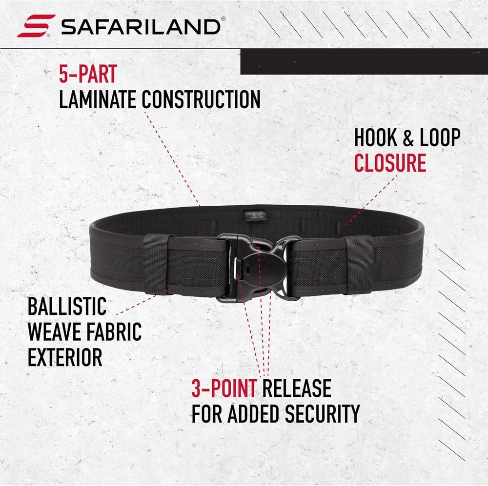 Tactical Duty Belt - Adjustable Nylon Belt