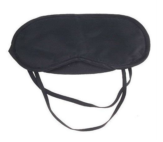 2 Charmeuse Silk Sleeping Masks Eye Cover Blindfold Double Layer Light Protect