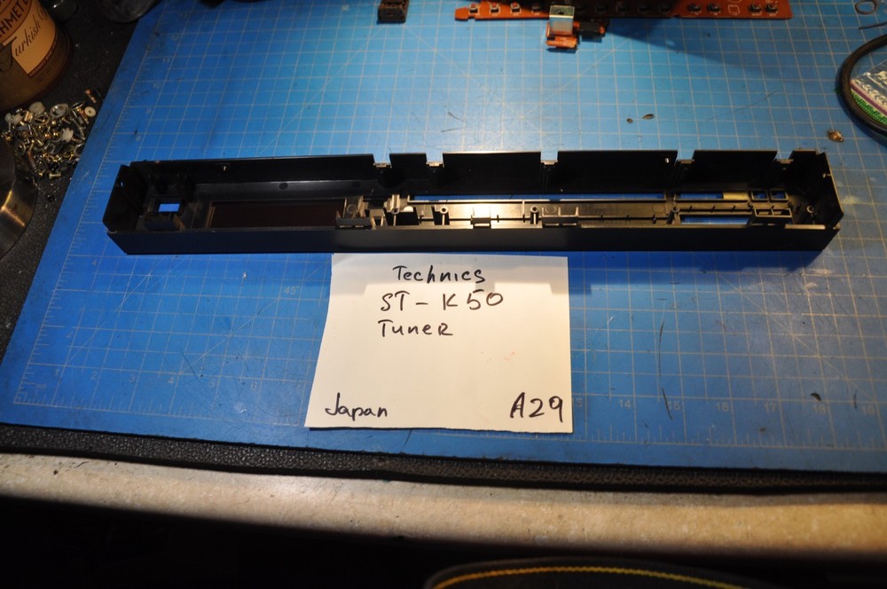 Technics ST-K50 Tuner Replacement Parts Front Face Panel Plate