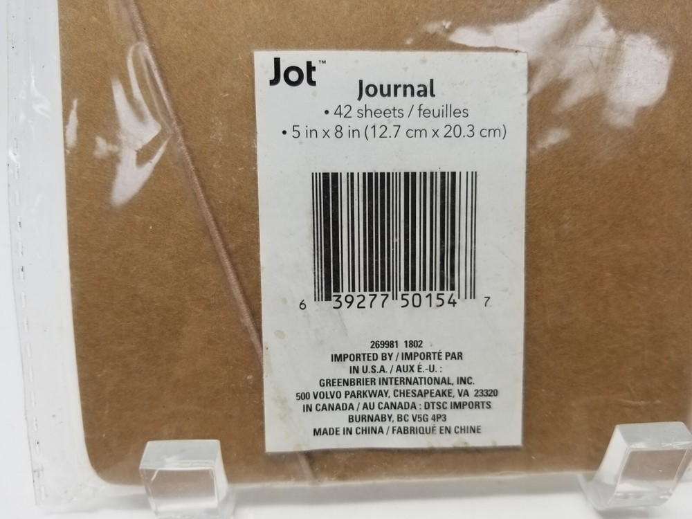 JOT Stitchbook Journal Creative Design Personalize Embroidery Craft