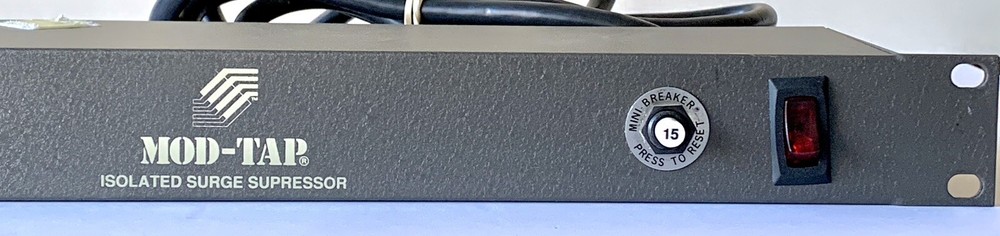 Mod-Tap Isolated Surge Suppressor Rack Mount For Communications