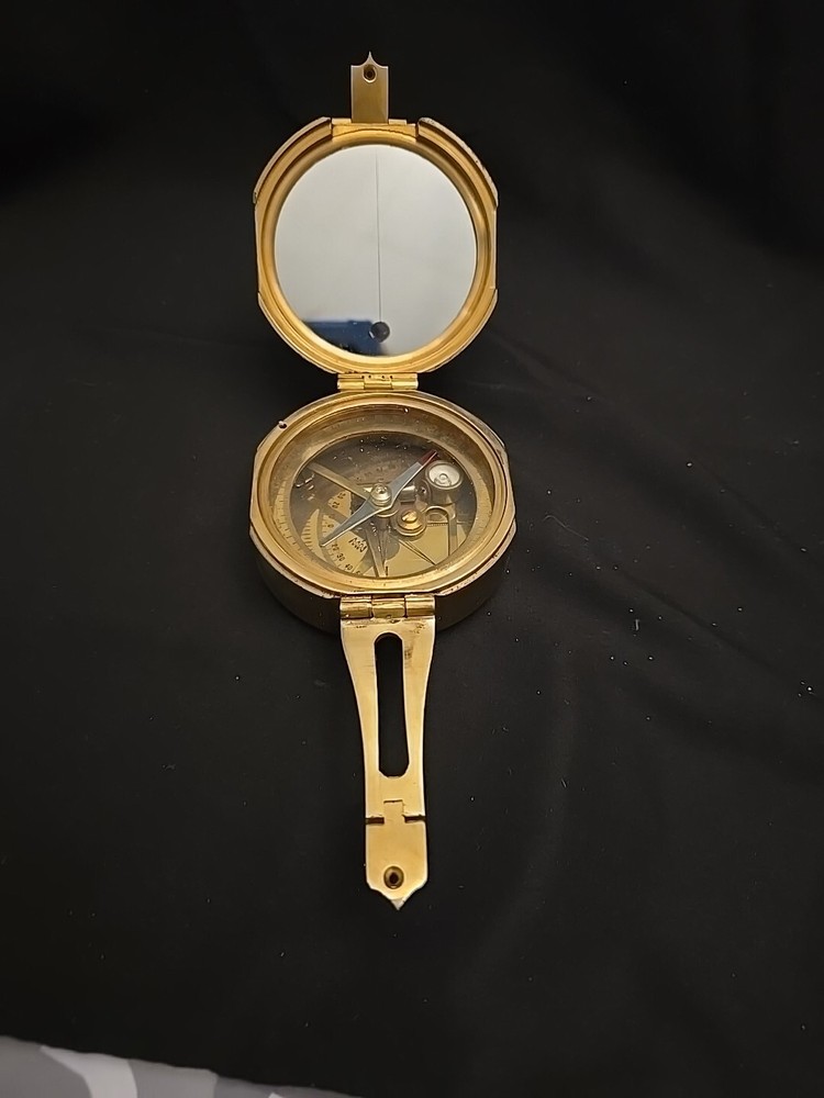 Solid Large Brass Easex Compass