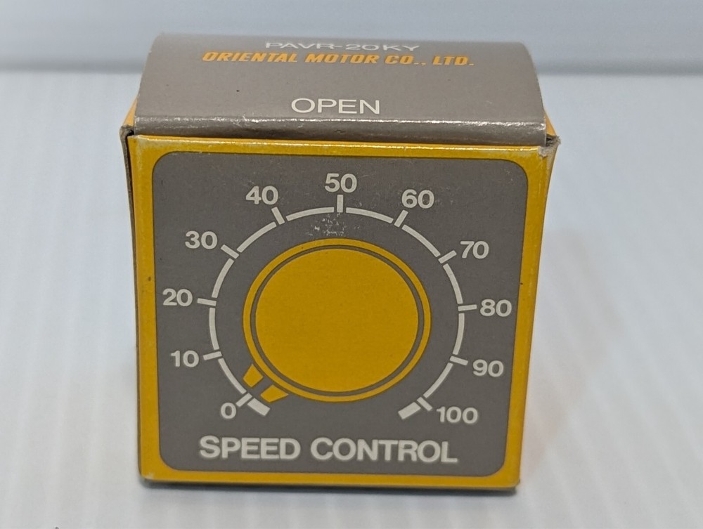 (2) NEW Oriental Motor PAVR-20KY Speed Control Variable Register Potentiometer