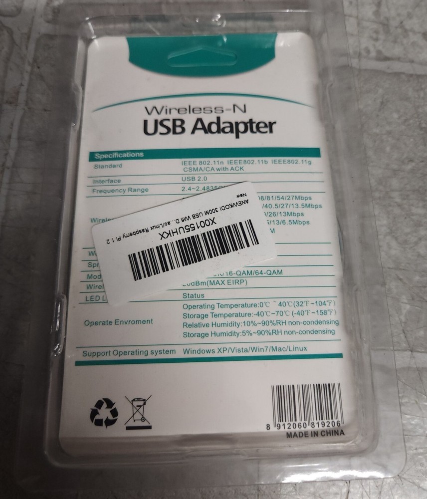 NEW Wireless-N USB Adapter 300Mbps