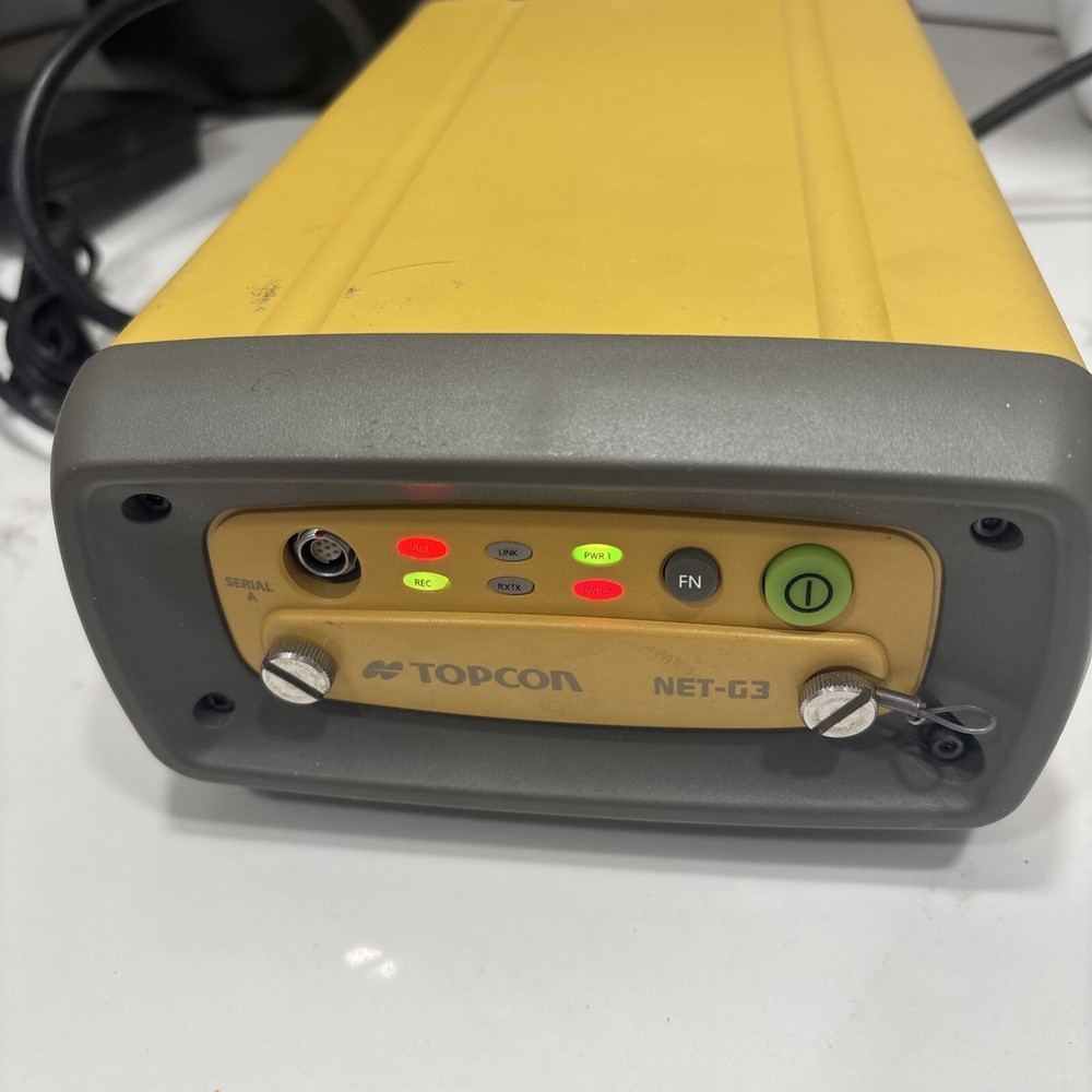 Topcon Net-G3 Network GNSS Receiver With Power Supply And Ethernet Cable!