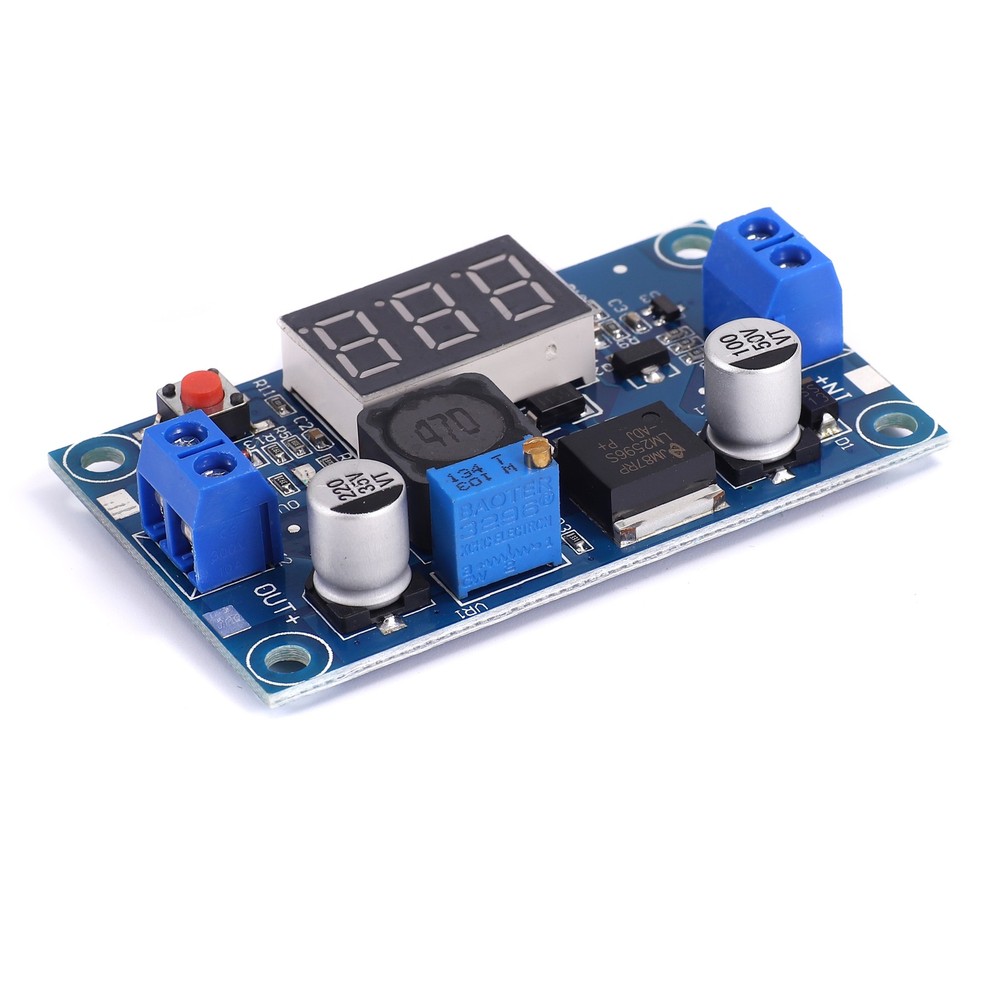 LM2596 Voltmeter DC Module Adjustable Step Up Step Down Regulator Voltage Regulator