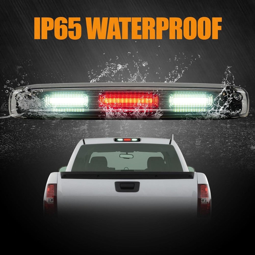 Third 3rd Brake Light, LED High Mount Stop Light for 1999-2007 Chevy Silverado G