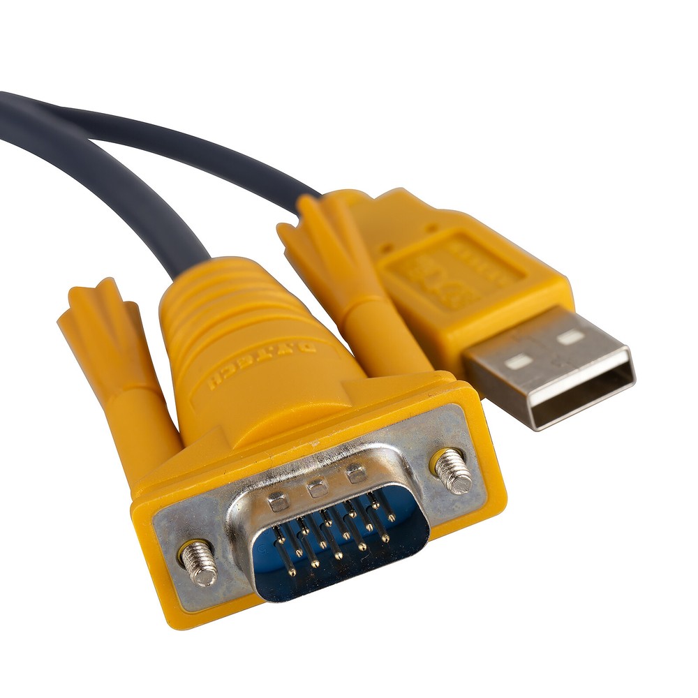 KVM Switch Cable USB VGA Combo Wire PC Laptop Video Printer Scanner Cord 5ft