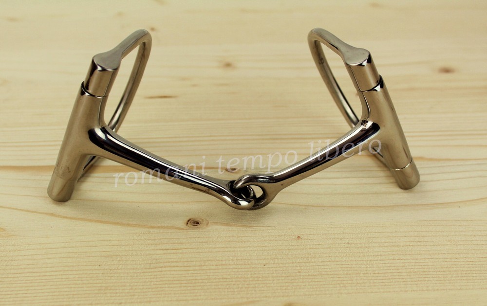 Solid Steel D Ring Single Joint Snaffle