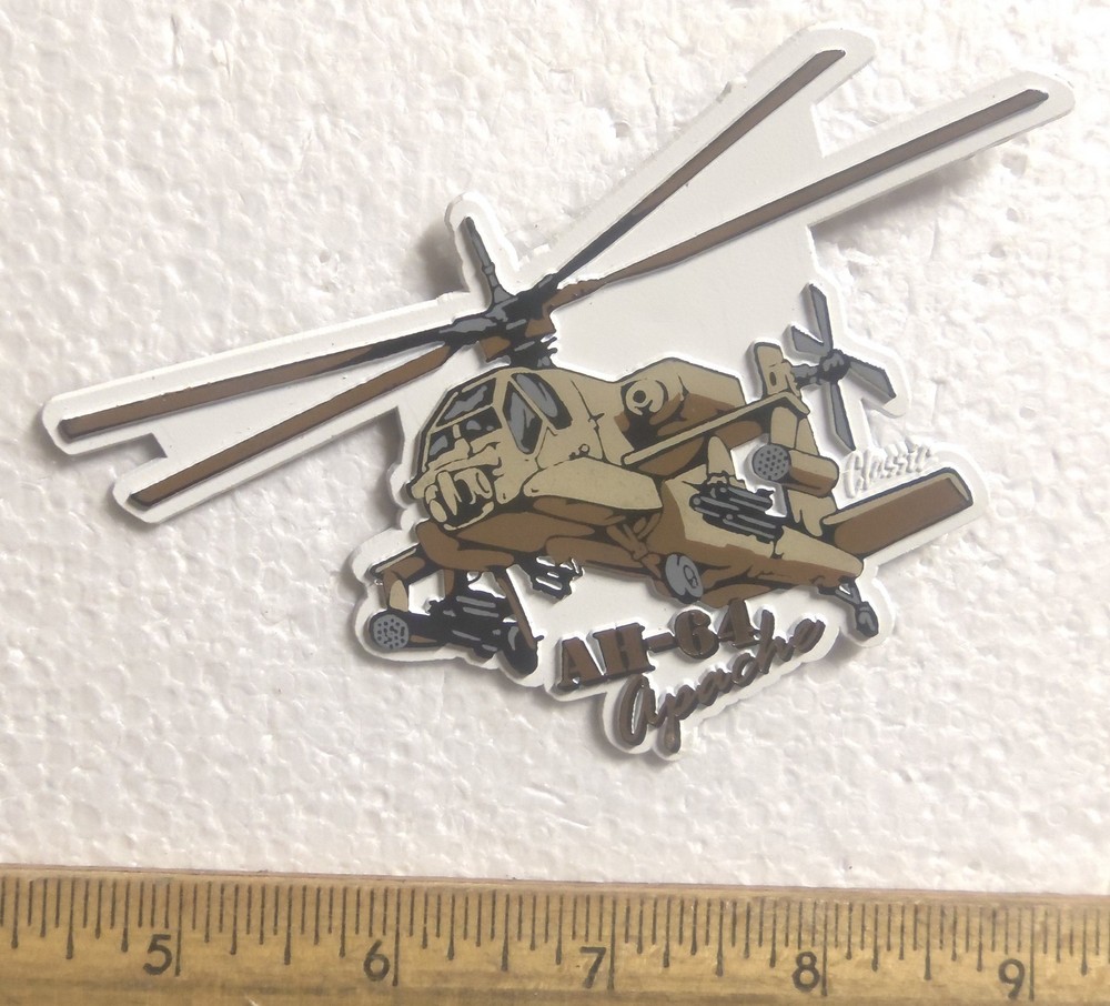 AH-64 Apache Helicopter Magnet