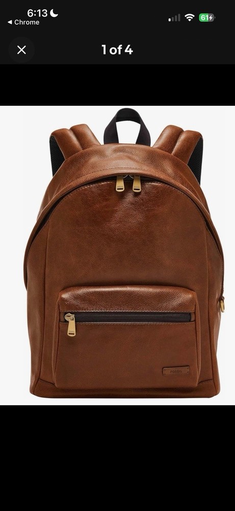 Fossil Sawyer back Pack UNisex