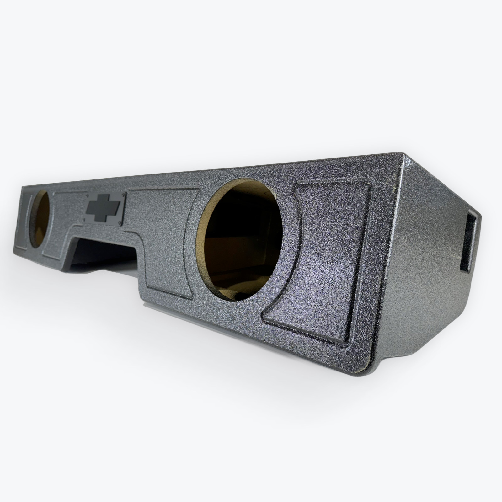 Sub Woofer Box Chevy Silverado 99-06 Ext Cab 2x8 Woofers Front Fire Ported